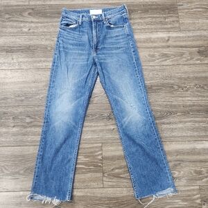 Mother High Waisted Rider Skimp Jeans Size 28